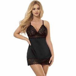 Alternative view of SUBBLIME - BABYDOLL CON ESTAMPADO FLORAL PECHO NEGRO S/M