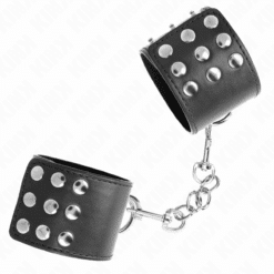 Alternative view of KINK - MUÑEQUERAS CON CIERRE A PRESIÓN AJUSTABLE NEGRO 19-24 CM X 5.5 CM