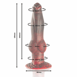 Alternative view of EPIC - PROMETHEUS DILDO TITAN EN LLAMAS RECARGABLE CONTROL REMOTO