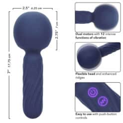 CALEXOTICS - CHARISMA SEDUCTION MASAJEADOR 12 FUNCIONES 17,75 CM X 6,25 CM MORADO - piKanteo | Despierta tu lado más piKante