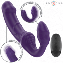 Alternative view of INTENSE - JILL VIBRADOR DOBLE 20 CM VIOLETA CONTROL REMOTO