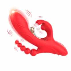 ARMONY - VIBRADOR ESTIMULADOR PUNTO G Y CLÍTORIS ROJO - piKanteo | Despierta tu lado más piKante